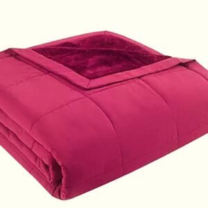 Martha Stewart Down  Reverse Plush Blanket Queen